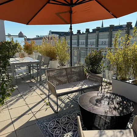 180qm Penthouse Mit Sonnenterrasse Apartament